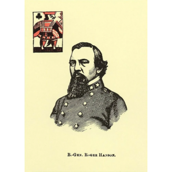 Confederate Generals žaidimo kortos